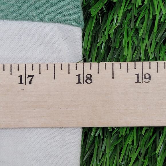 Vintage 80s Hyatt Henley Shirt Small 18x25 Two-Tone Crop USA - Picture 12 of 16